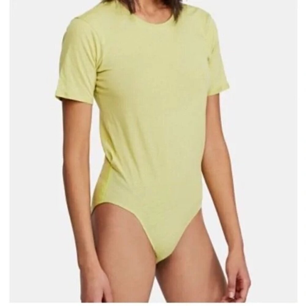 Free People In My Tee Bodysuit in New Pear - Picture 5 of 8